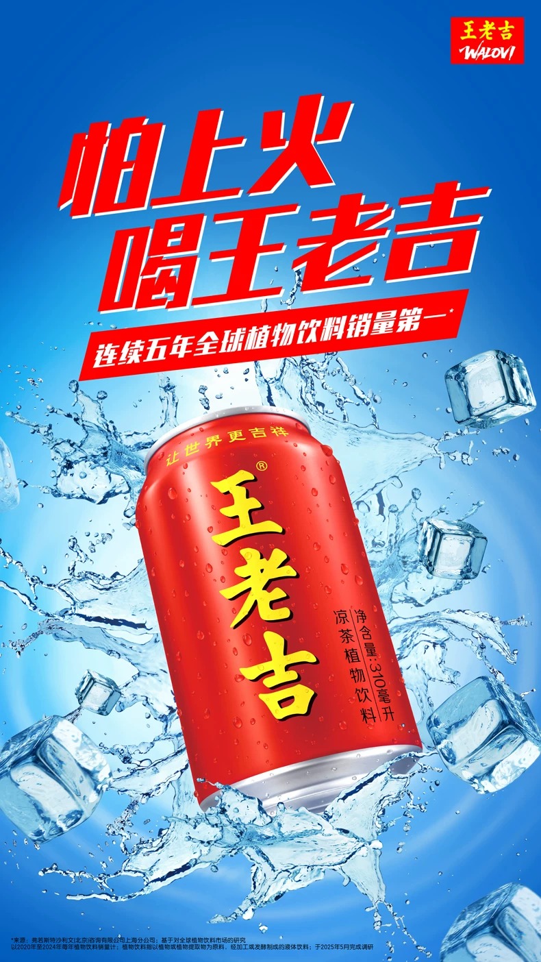 Wanglaoji | Herbal Herbal Tea 310ml*24 cans
