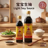 POPO LIGHT SOY SAUCE 750ML[12BTL/CTN]