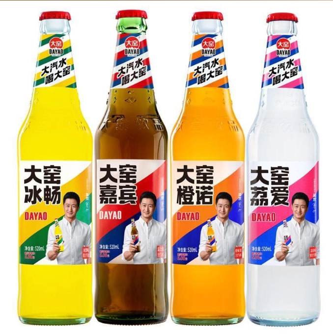 Dayao Jiabin Carbonated Soft Drink 480ml (12 Bottles/Carton)