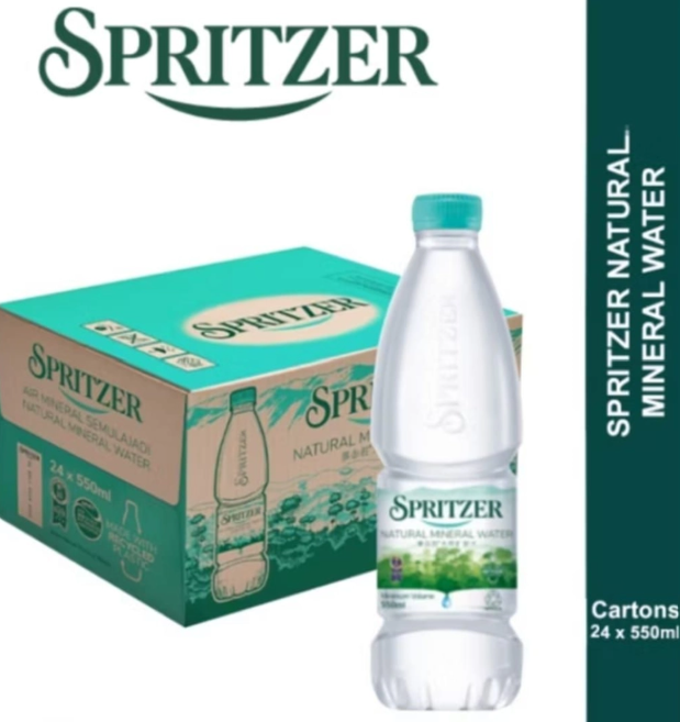 SPRITZER MINERAL WATER 500ML [24BTL/CTN]