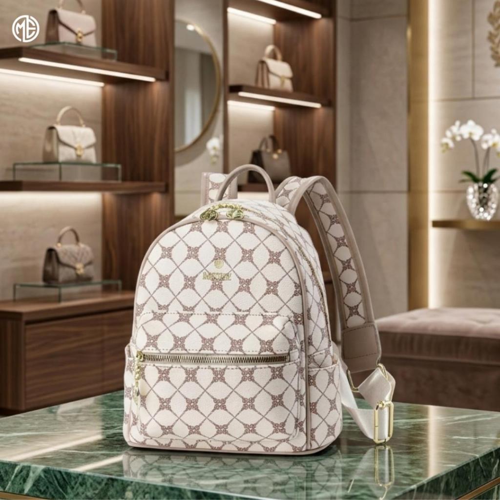 MEVEE B13 Ellarise Mini Luxe White Women's Backpack