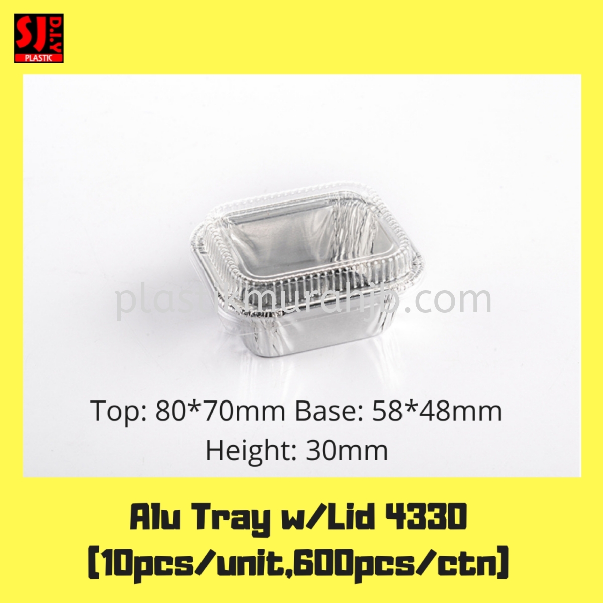 Aluminum Foil Takeaway Tray for Oven Use