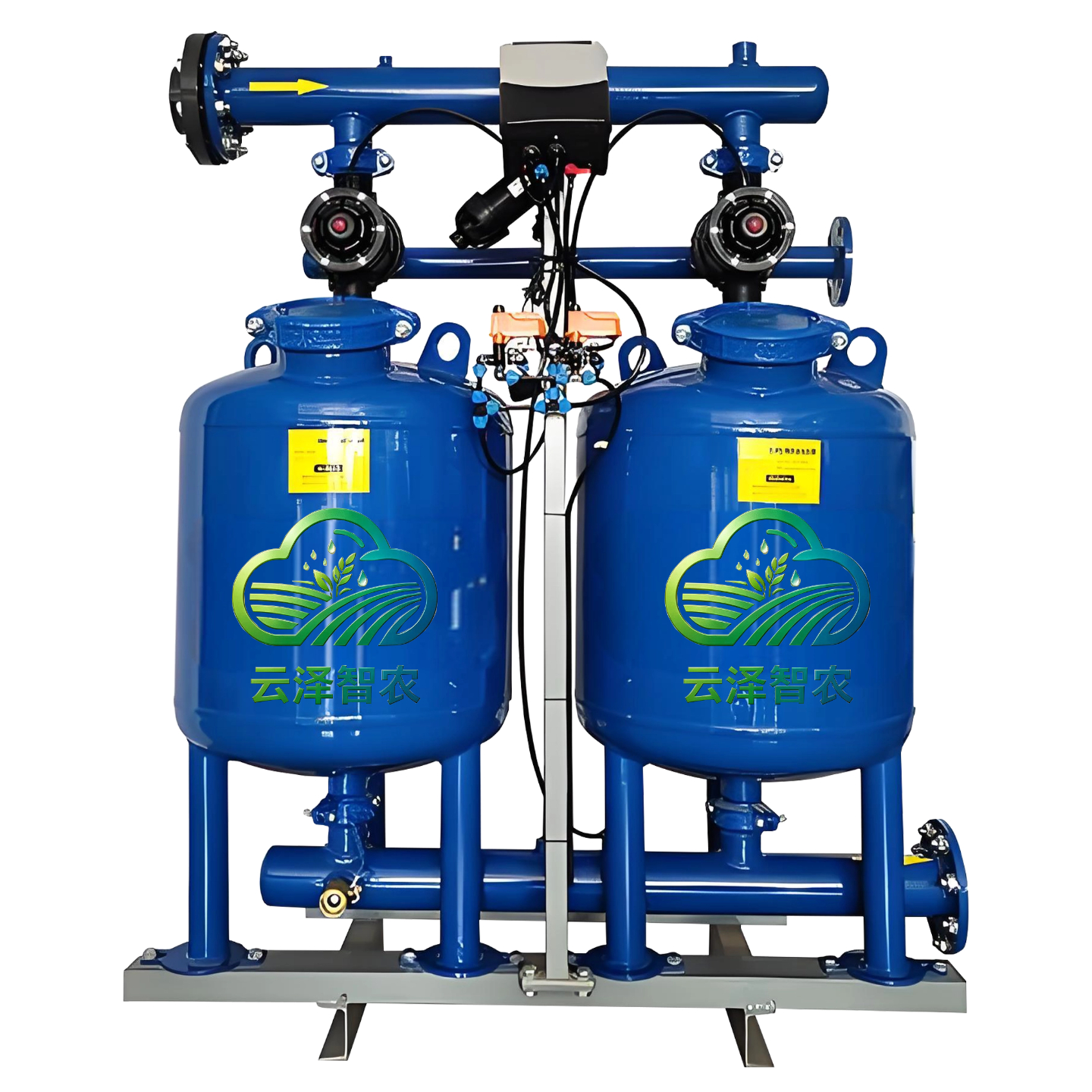 3 Inch Sand Media Filter in Carbon Steel/FRP 40-80m3/h for Farm Irrigation