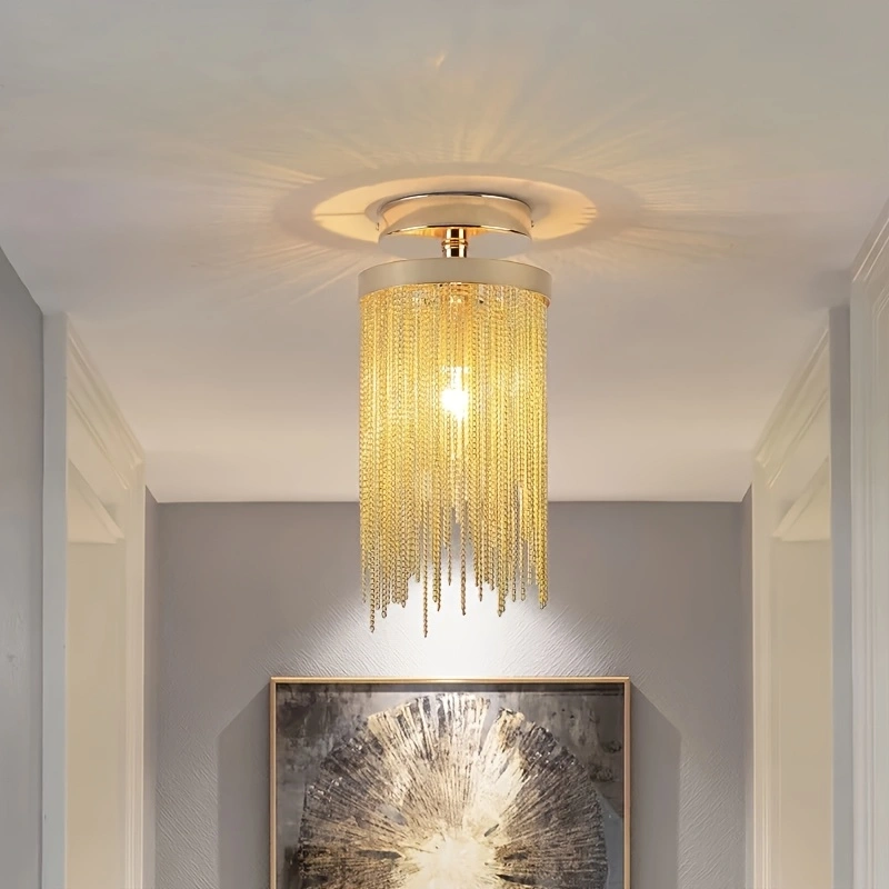 18-Light Villa Foyer Crystal Chandelier 35 in (900 mm) Champagne Gold Frame for High Ceiling Entry